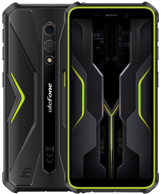 Smartfon Ulefone Armor X12 3/32GB Black-Green (UF-AX12/GN) - obraz 1