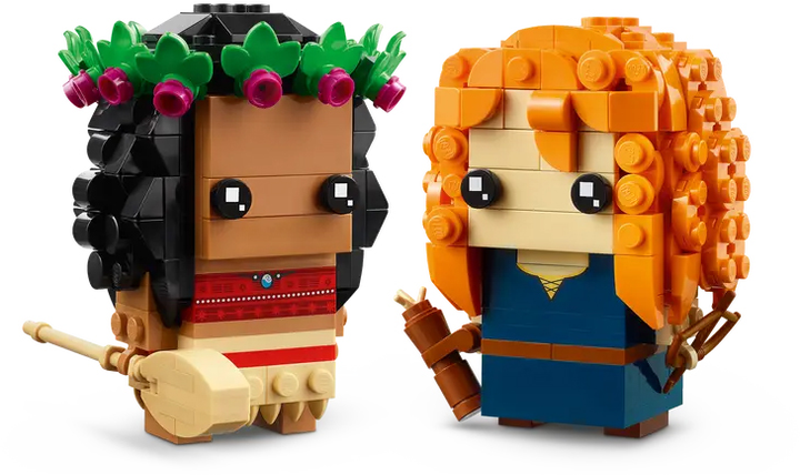 Zestaw klocków LEGO BrickHeadz Vaiana i Merida 410 elementów (40621) - obraz 4