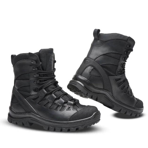 Зимові чорні чолові військові берці зі швидкою шнурівкою 40 (26,5 см) - зображення 2