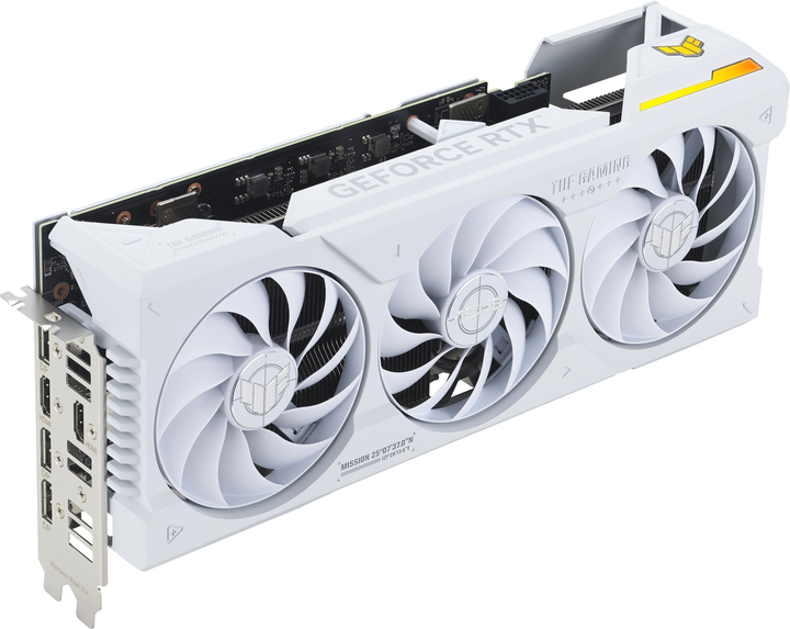 Видеокарта ASUS PCI-Ex GeForce RTX 4070 Ti SUPER TUF Gaming OC Edition White 16GB GDDR6X (256bit) (2670/21000) (2 x HDMI, 3 x DisplayPort) (TUF-RTX4070TIS-O16G-WHITE-GAMING) - изображение 4