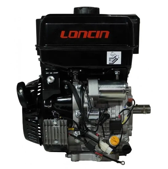 Двигатель бензиновый Loncin LC192FD (18 л.с., электростартер, шпонка 25 мм, евро 5) - Фото 2 Двигатель бензиновый Loncin LC192FD (18 л.с., электростартер, шпонка 25 мм, евро 5) - изображение 2