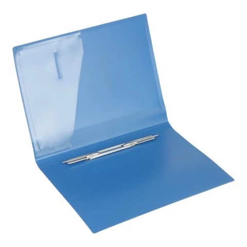 Папка пластиковая с скоросшивателем, JOBMAX, A4 , синяя (BM.3407-02) - изображение 2