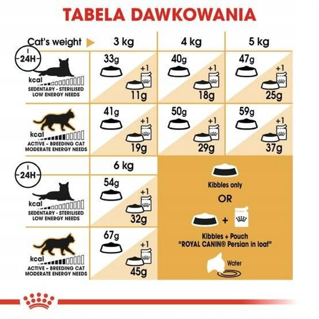 Sucha karma Royal Canin Persian Adult dla kotów dorosłych rasy perskiej 400 g (3182550702607) - obraz 8