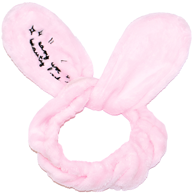 Opaska do włosów Dr. Mola Bunny Ears kosmetyczna Jasny Róż (5903332902323) - obraz 1