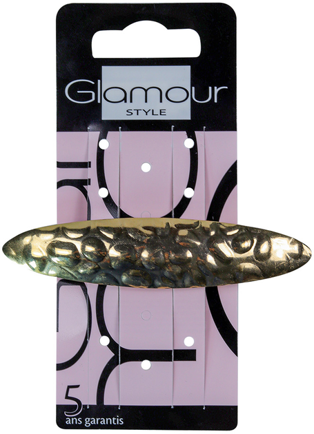 Заколка для волоссся Glamour автоматична Золота (5902704171794) - зображення 1