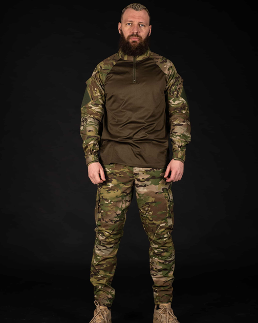 Комплект тактичного одягу: УБАКС + штани мультикам S - изображение 1