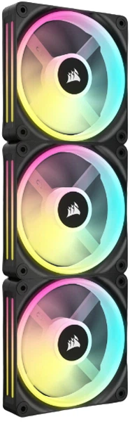 Zestaw wentylatorów Corsair iCUE Link QX120 RGB PWM PC Fans Starter Kit with iCUE Link System Hub (CO-9051002-WW) - obraz 3