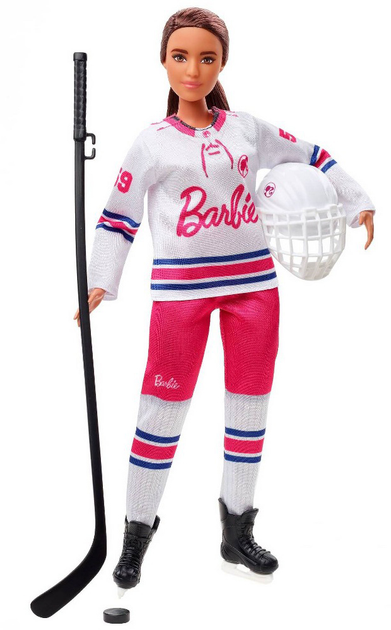 Lalka Mattel Barbie Hockey Player (0194735040063) - obraz 1