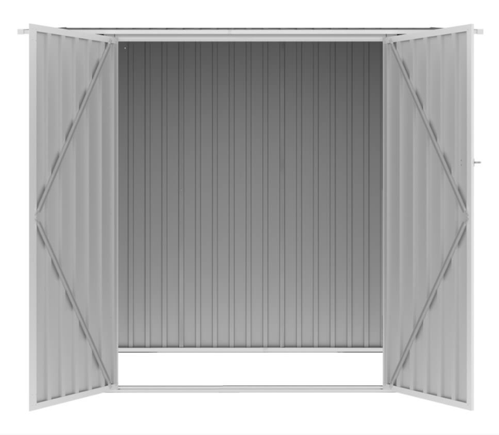 Металевий сарай HardMaster KENT 7x5 Cold Grey холодний сірий 005287 - зображення 3