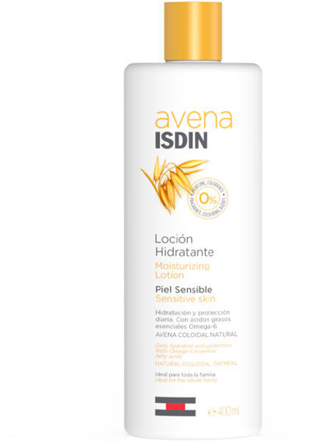 Balsam do ciała Isdin Avena Moisturizing Lotion Sensitive Skin 400 ml (8470003584326) - obraz 1