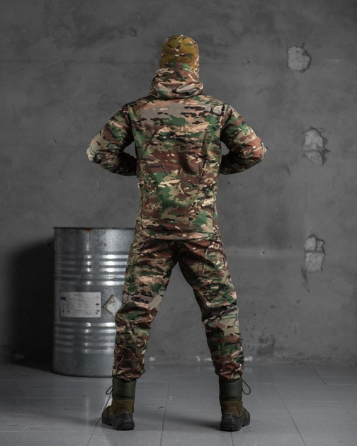 Тактический теплый военный комплект Kiborg ( Куртка + Флиска + Штаны ), Камуфляж: Мультикам, Размер: XL - изображение 2