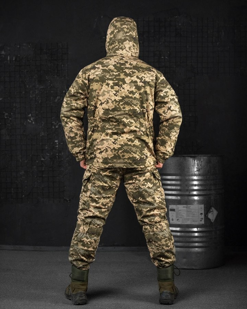 Тактический зимний теплый военный комплект Custer ( Куртка + Штаны ), Камуфляж: Пиксель, Размер: XXL - изображение 2