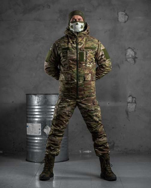 Тактичний зимовий теплий військовий комплект GRD-19 ( Куртка + Штани ), Камуфляж: Мультикам, Розмір: XXXXXL - зображення 1