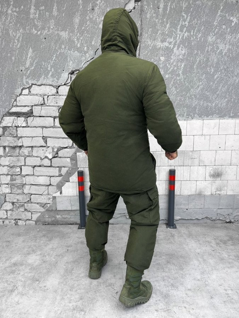 Тактичний зимовий теплий військовий комплект DuCut ( Куртка + Штани ), Камуфляж: Олива, Розмір: XL - зображення 2