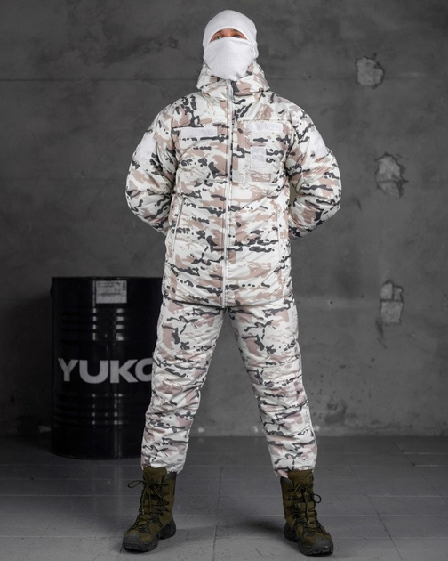 Тактичний зимовий теплий військовий комплект Blizzak ( Куртка + Штани ), Камуфляж: Мультикам, Розмір: XXL - зображення 1