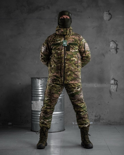 Тактический зимний теплый военный комплект SZ-17 ( Куртка + Штаны ), Камуфляж: Мультикам, Размер: XXXL - изображение 1