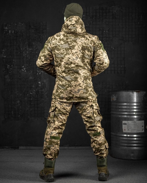 Тактическая теплая зимняя военная форма костюм Lacen ( Куртка + Штаны ), Камуфляж: Пиксель ВСУ, Размер: XXXL - изображение 2