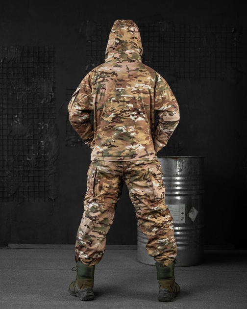 Тактический зимний теплый военный комплект Squad ( Куртка + Штаны ), Камуфляж: Мультикам, Размер: L - изображение 2