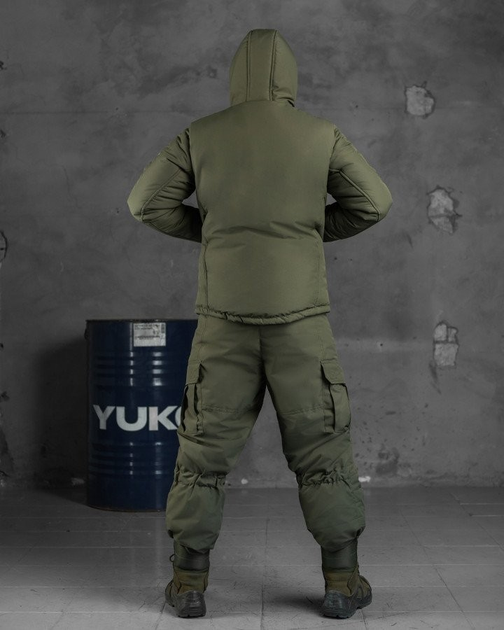 Тактичний зимовий теплий військовий комплект Laker ( Куртка + Штани ), Камуфляж: Олива, Розмір: XXL - зображення 2