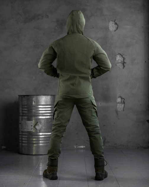 Тактичний зимовий теплий військовий комплект Mistx ( Куртка + Штани ), Камуфляж: Олива, Розмір: M - зображення 2