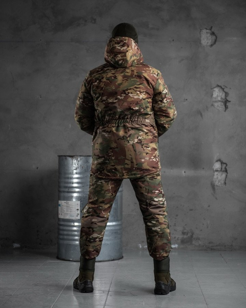 Тактический зимний теплый военный комплект Falcon ( Куртка + Штаны ), Камуфляж: Мультикам, Размер: XL - изображение 2