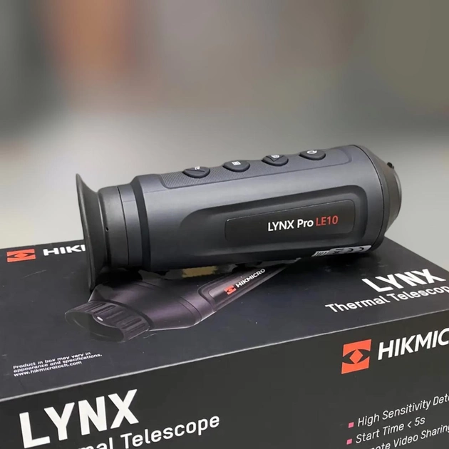 Тепловізор стaдиoмeтpичecĸий мм, далекомір, відеозапис wi-fi, pro lynx le10, hikmicro 10 - зображення 1