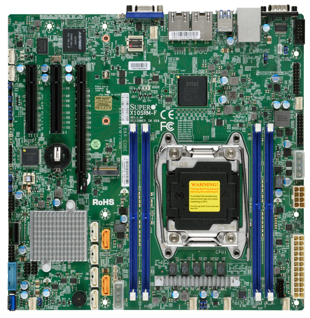 Płyta główna Supermicro MBD-X10SRM-F-O (s2011, Intel C612, PCI-Ex16) - obraz 1