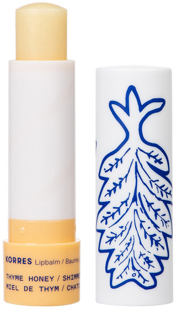 Бальзам для губ Korres Lip Balm Thyme Honey Thyme Shimmery 4.5 г (5203069090950) - зображення 1