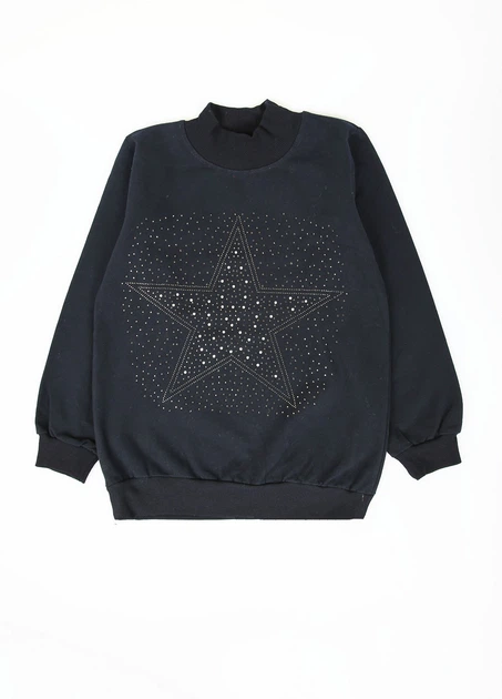 Свитшот By-Gri Street Fashion 152см Синий (SN-2335-Navy-blue) - Фото 1 Свитшот By-Gri Street Fashion 152см Синий (SN-2335-Navy-blue) - изображение 1