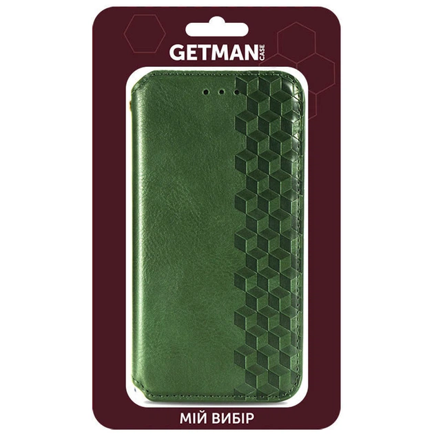 Кожаный чехол книжка GATMEN PREMIUM Cubic (PU) для Xiaomi Redmi Note 10 Pro / 10 Pro Max Green - Фото 6 Кожаный чехол книжка GATMEN PREMIUM Cubic (PU) для Xiaomi Redmi Note 10 Pro / 10 Pro Max Green - изображение 6