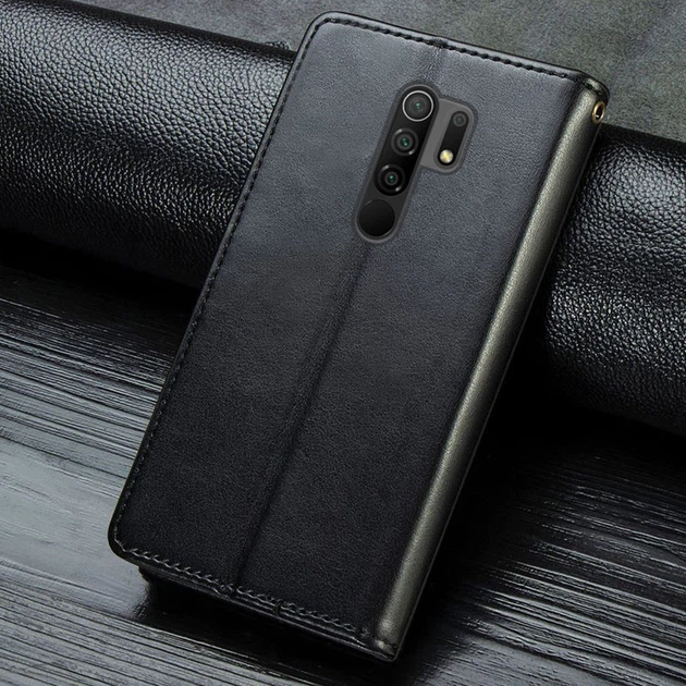 Шкіряний чохол-книжка GETMAN Gallant (PU) для Xiaomi Redmi Note 8 Pro Чорний - Фото 5 Шкіряний чохол-книжка GETMAN Gallant (PU) для Xiaomi Redmi Note 8 Pro Чорний - зображення 5