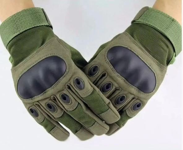 Универсальные полнопалые перчатки с защитой косточек олива 8001-М - изображение 1