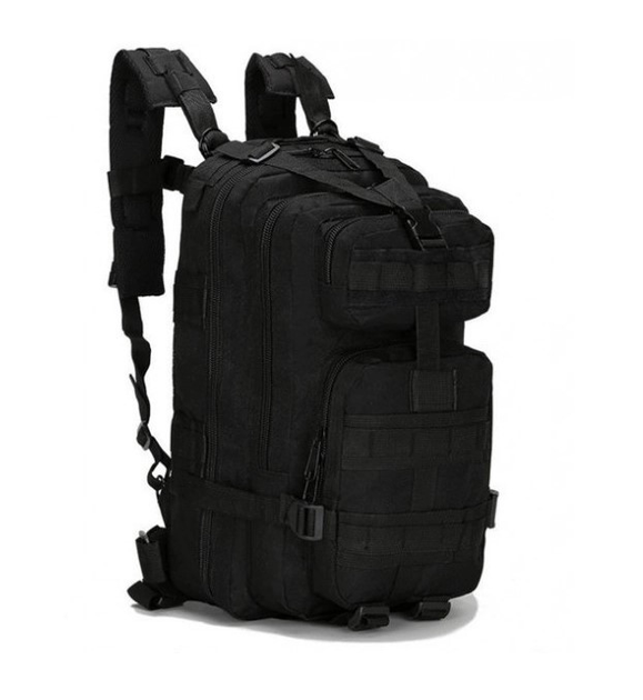 Тактический походный рюкзак на 25 л D3-GGL-104 Черный - изображение 1