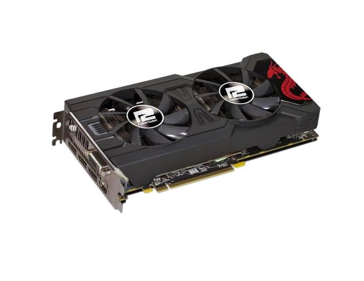 Відеокарта PowerColor Radeon RX 570 4GB Б/В - Фото 2 Відеокарта PowerColor Radeon RX 570 4GB Б/В - зображення 2