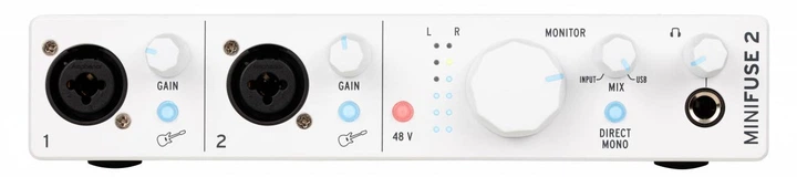 Аудиоинтерфейс Arturia MiniFuse 2 (White) – фото, отзывы