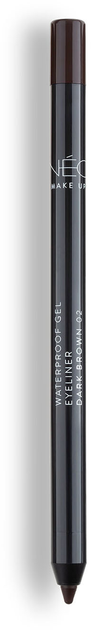 Kredka do powiek NEO Make Up Waterproof Gel Eyeliner wodoodporna 02 Dark Brown 1.3 g (5903274034373) - obraz 1