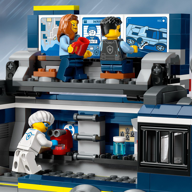Zestaw klocków LEGO City Policyjna ciężarówka z laboratorium kryminalnym 674 elementy (60418) - obraz 9