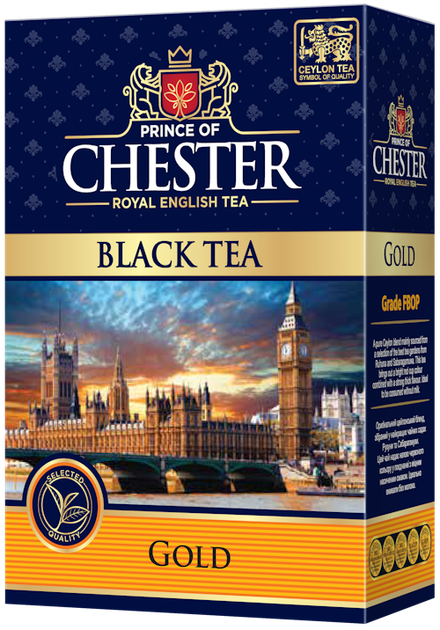 Чай Chester Gold чорний 80г (60) - Фото 1 Чай Chester Gold чорний 80г (60) - зображення 1