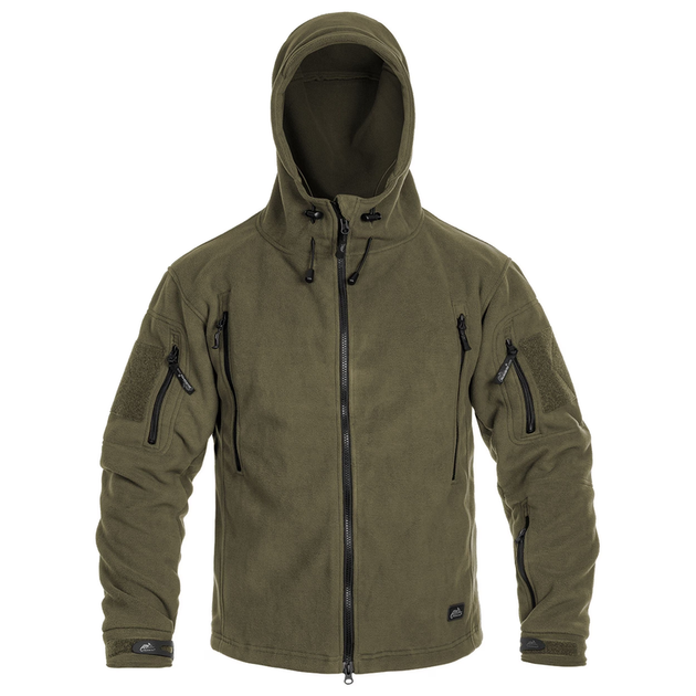 Куртка тактична Helikon-tex Флісова M Олива PATRIOT JACKET - HEAVY FLEECE M Olive Green (BL-PAT-HF-02-B04-M) - зображення 1