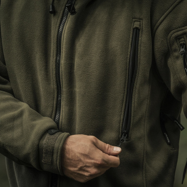 Куртка тактическая Helikon-tex Флисовое Patriot Jaket heavy fleece L Хаки (M-T) - изображение 7