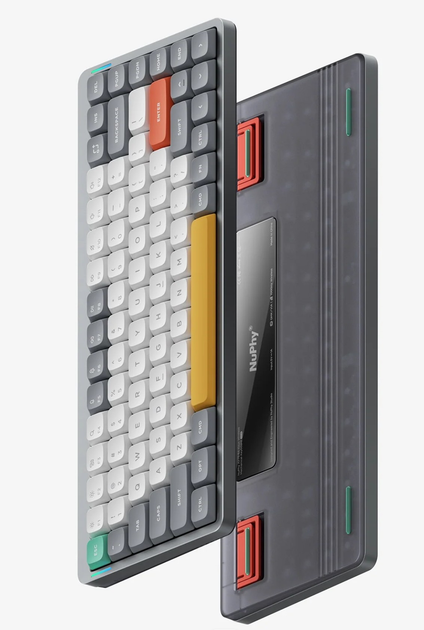 Беспроводная механическая клавиатура NuPhy Air75 V2 / Aloe switch (linear, 37g) / Color - Lunar Gray / Hot-Swappable, RGB, ANSI US - изображение 3