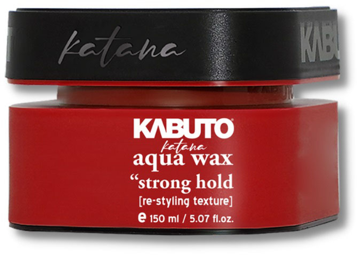 Wosk Kabuto Katana Aqua Wax Red Strong Hold mocno utrwalający wodny 150 ml (8683372110878) - obraz 1