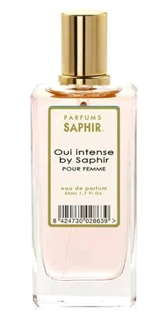 Woda perfumowana damska Saphir Oui Intesne Pour Femme 50 ml (8424730028639) - obraz 1