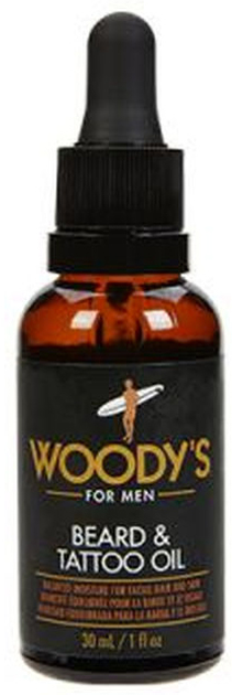 Olejek do brody i tatuaży Woody’s nawilżający 30 ml (675153977883) - obraz 1