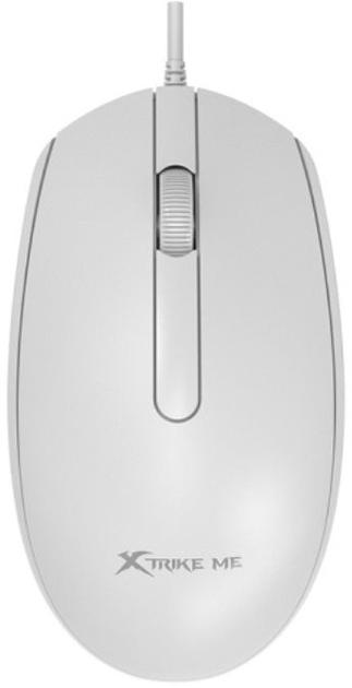 Миша XTRIKE ME Mouse GM123WH USB Wired White (6932391929179) - зображення 1