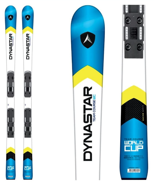 Лижі гірські для підлітків Dynastar TEAM COMP+NOVA TEAM 7 130см White/blue DACBB01 (без кріплень) - зображення 2