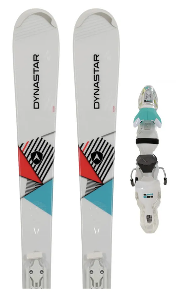Лижі гірські (комплект) Dynastar ACTIVE 9+XPRESS W11 153см White/blue/corall (DAECG01+FCED046) - изображение 2
