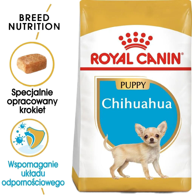 Сухий корм Royal Canin Chihuahua Puppy для цуценят породи чихуахуа 500 г (3182550722537) - зображення 3