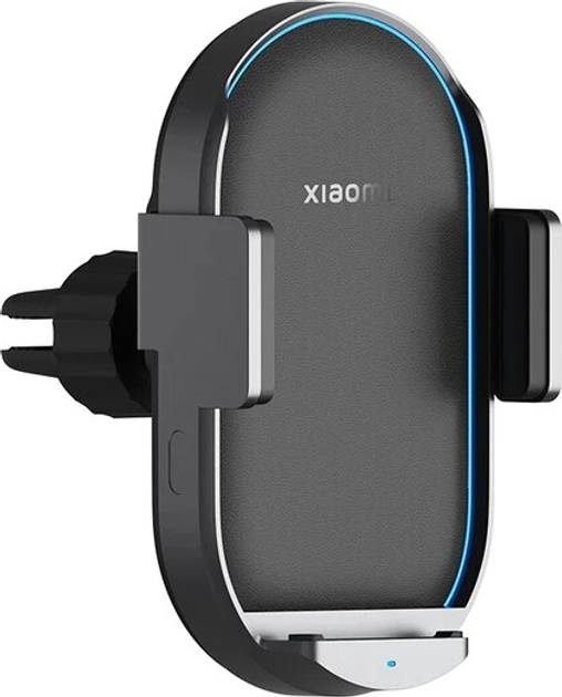 Автомобільний тримач для телефону з бездротовою зарядкою Xiaomi Mi Wireless Car Charger 50W Black (BHR6748GL) - зображення 1