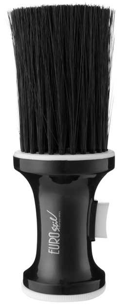 Щітка-змітка для волосся Eurostil Brush Barber Talc Black (8423029033729) - зображення 1